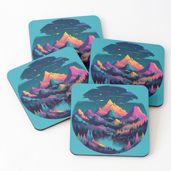Item preview, Corolful Starry Mountains designed and sold by 4TeeToo.