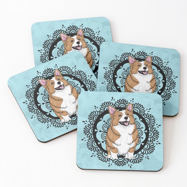 Item preview, Tribal Corgi designed and sold by OneStopBeanShop.