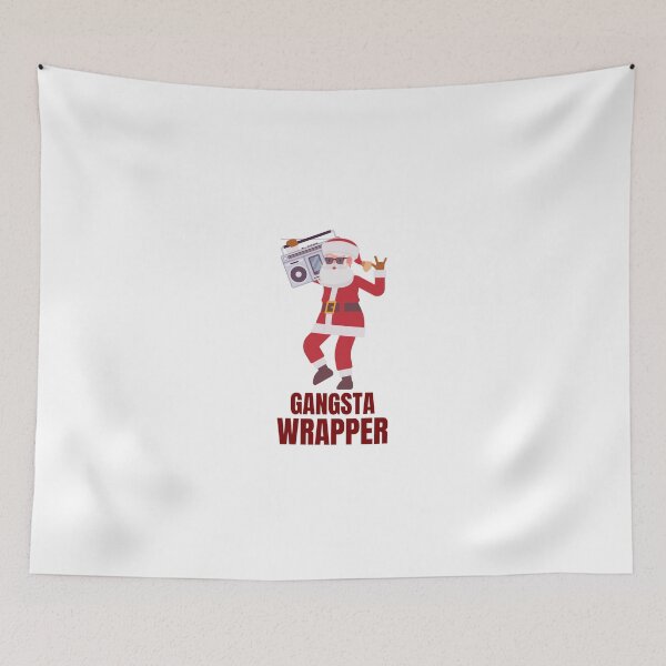 Item preview, Gangsta Wrapper - Christmas cool Santa christmas gifts music rapper funny designed and sold by STELATO.