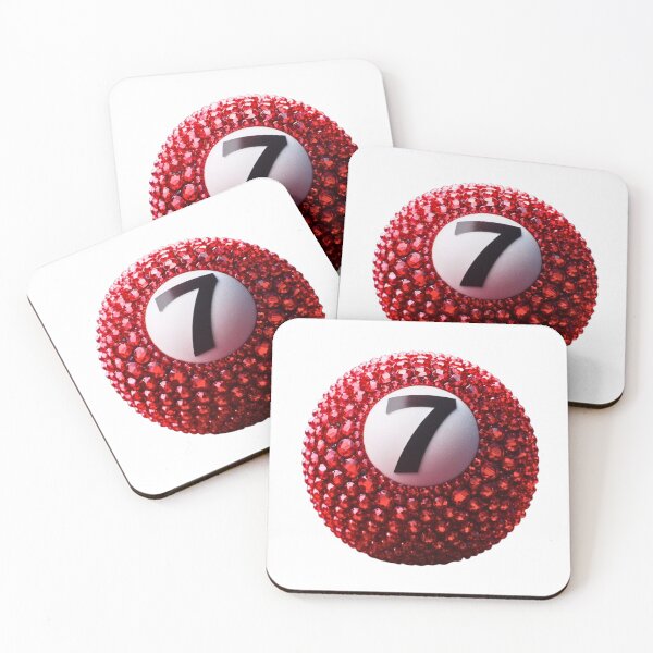 Item preview, Red Lucky 7 Ball designed and sold by RachelRebel.