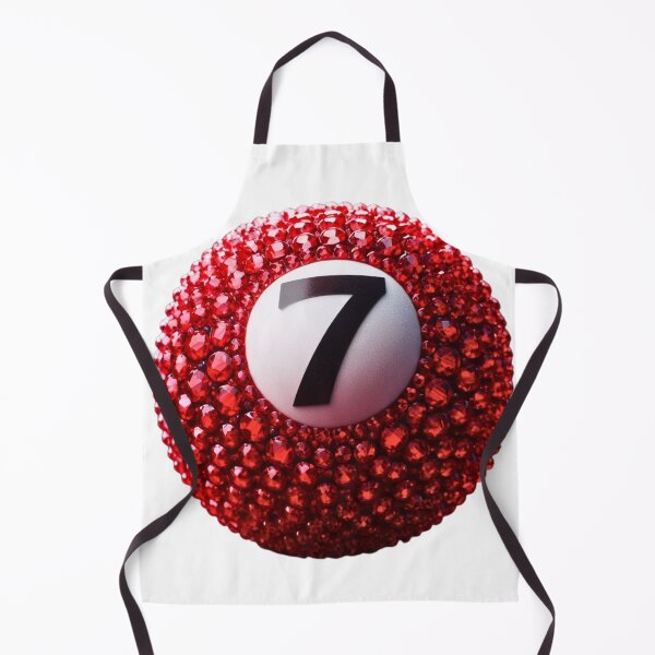 Item preview, Red Lucky 7 Ball designed and sold by RachelRebel.