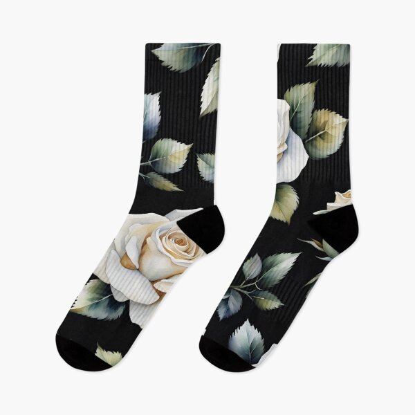 Item preview, Watercolor White Roses Pattern designed and sold by dreamscrape.