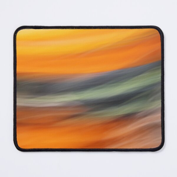 Item preview, Orange Abstract with Blue Green Stripe designed and sold by SunlitColors.