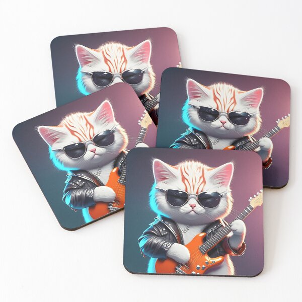 Item preview, Gato rockero designed and sold by frikinasty.