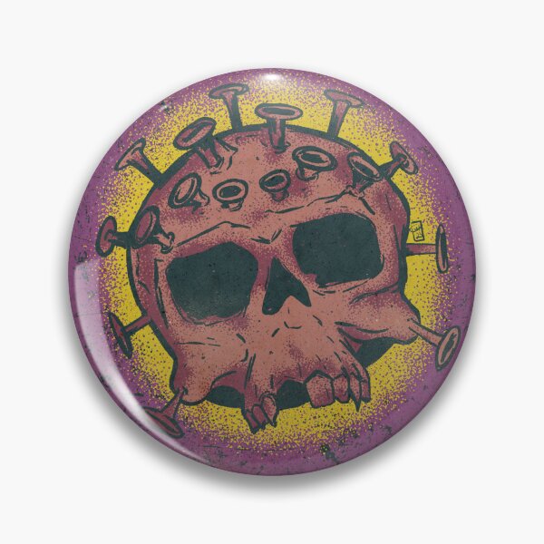 Item preview, Virus Skull sticker designed and sold by CharpyCo.