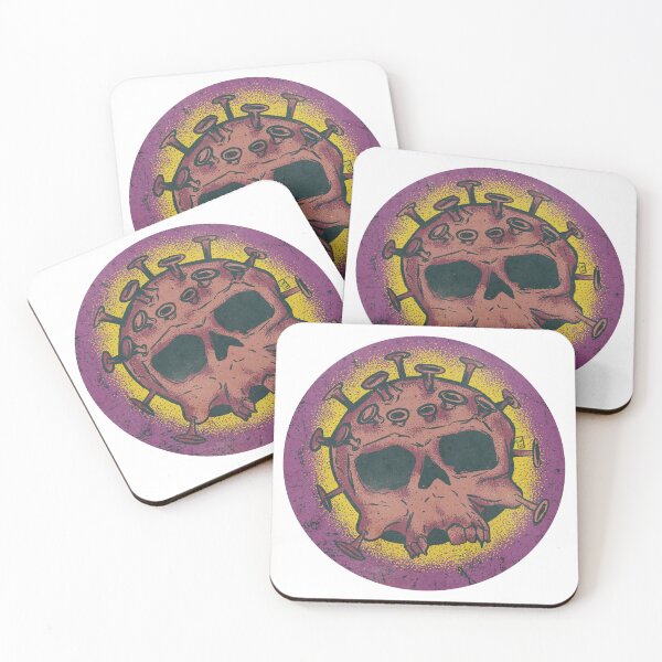 Item preview, Virus Skull sticker designed and sold by CharpyCo.