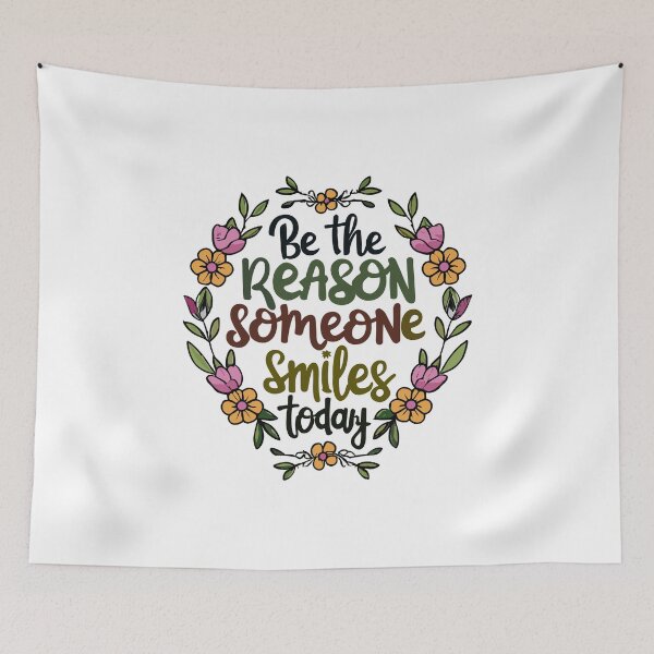 Item preview, Be The Reason Someone Smiles Today designed and sold by Sofia Rose Design ⭐️⭐️⭐️⭐️⭐️.