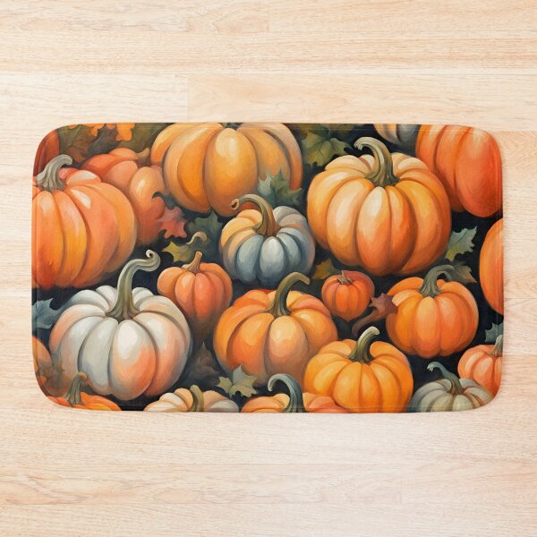 Item preview, Wallpaper of pumpkins and gourds designed and sold by Pjay McConnell.