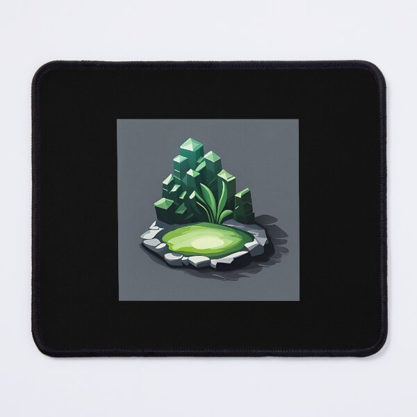 Item preview, Green stone art 9 designed and sold by Mercaatify.