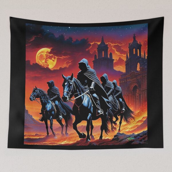 Item preview, Apocalyptic Wraith Riders - Dark Fantasy Nightmare 90  designed and sold by Benito Del Ray.