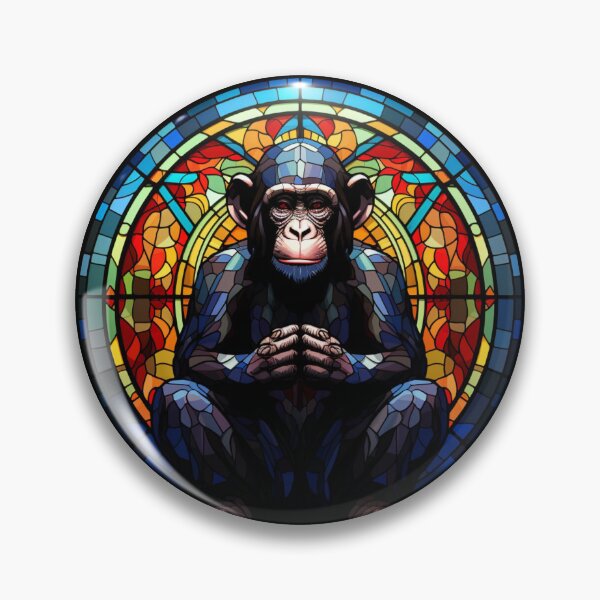 Item preview, Chimpanzees Are Smarter Than Most Humans designed and sold by stainedglass101.