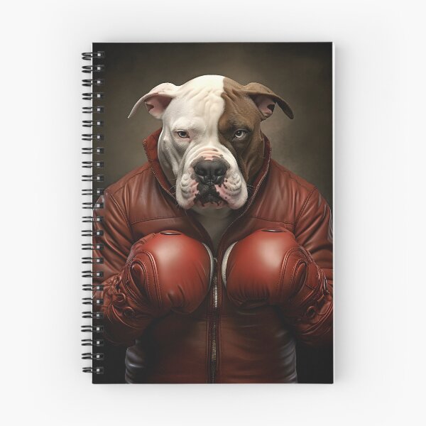 Artikelvorschau, Staffordshire Bullterrier im Boxer-Outfit entworfen und verkauft von Pixelartistin.