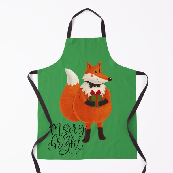Item preview, Merry & Bright Cute Adorable Christmas Holiday Fox designed and sold by CapturedByeJ.