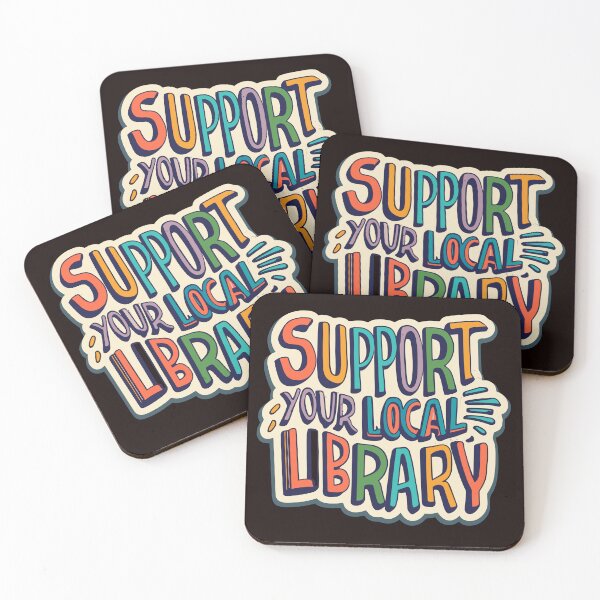 Item preview, Support Your Local Library best gift for Readers Books Lover designed and sold by sadedream.