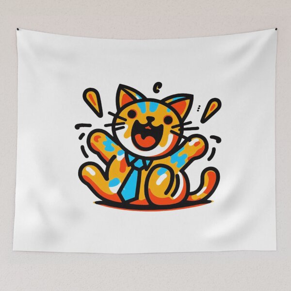 Item preview, Cat Cult Funny Cat Happy Cat Working cat designed and sold by sharon1210.