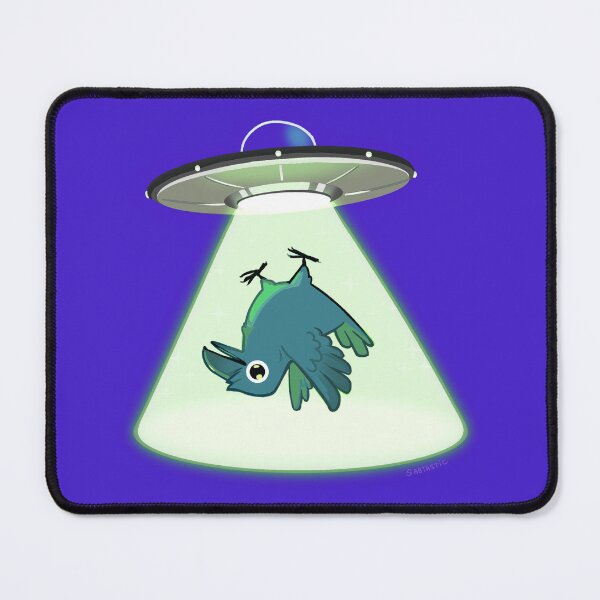 Item preview, Space Crow UFO Alien Abduction, Corvid Kidnapping, Bird Burgling, designed and sold by Sabtastic.