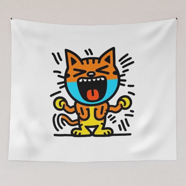 Item preview, Cat Cult Funny Cat Happy Cat Standing cat designed and sold by sharon1210.