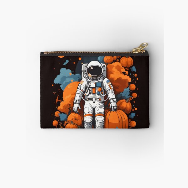 Item preview, Astronaut in Pumpkin Galaxy  designed and sold by MoonRag.