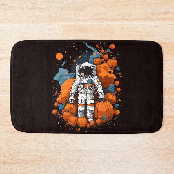 Item preview, Astronaut in Pumpkin Galaxy  designed and sold by MoonRag.