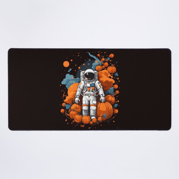 Item preview, Astronaut in Pumpkin Galaxy designed and sold by MoonRag.
