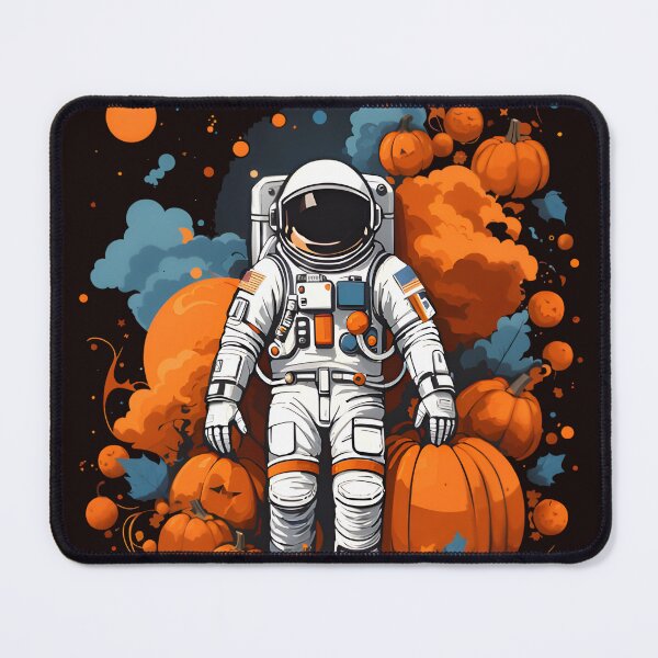 Item preview, Astronaut in Pumpkin Galaxy designed and sold by MoonRag.