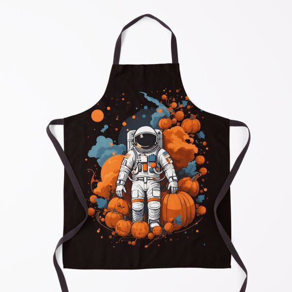 Item preview, Astronaut in Pumpkin Galaxy designed and sold by MoonRag.