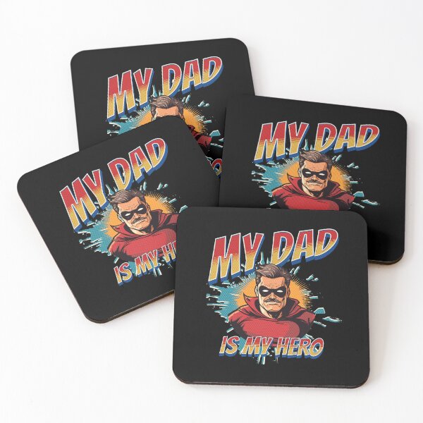 Item preview, My Dad Is My Hero designed and sold by RockBeeDesigns.