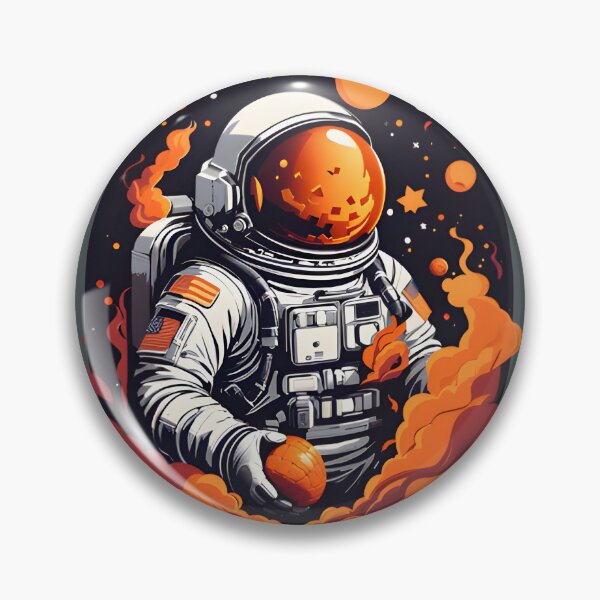 Item preview, Astronaut Celebrating Halloween  designed and sold by MoonRag.