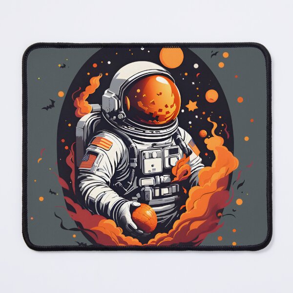 Item preview, Astronaut Celebrating Halloween  designed and sold by MoonRag.