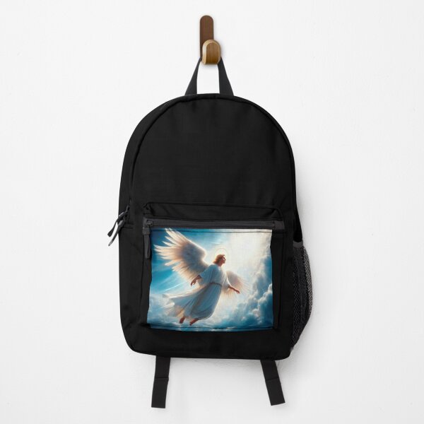 Item preview, Blonde angel flying in the blue sky designed and sold by marccelusshop.
