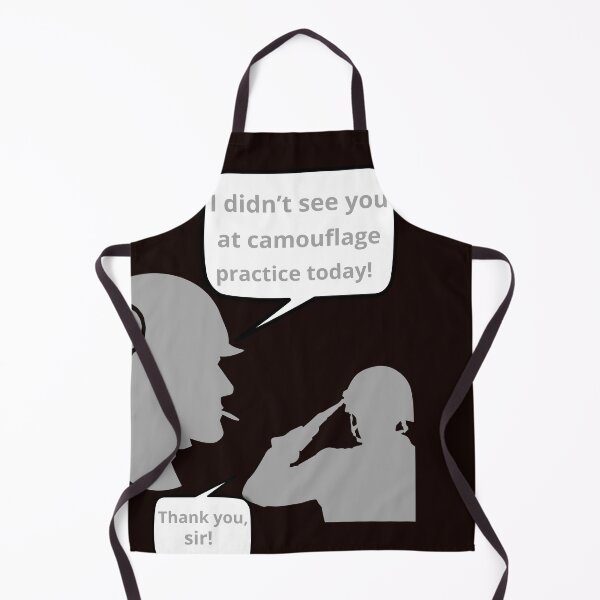 Item preview, I didn't see you at camouflage practice today! Thank you, sir! designed and sold by NEW-ART-TEAM.