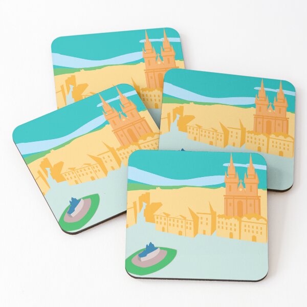 Item preview, Prague Old Town Square Minimalistic  designed and sold by ThomasTreeArt.