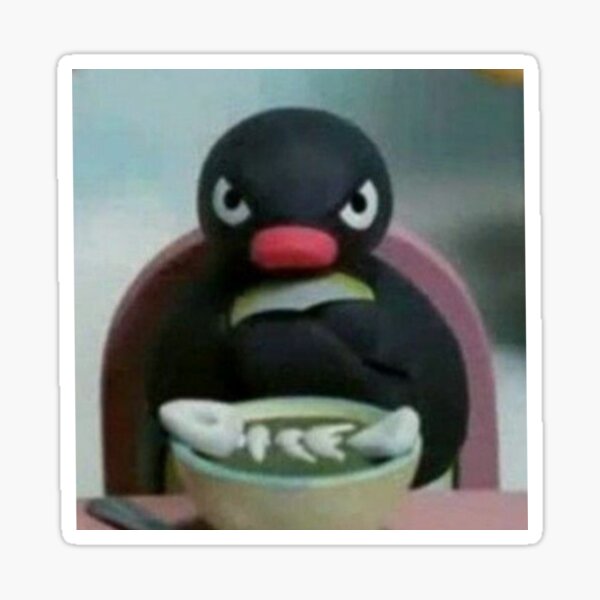 Item preview, pingu angry penguin designed and sold by staticc.