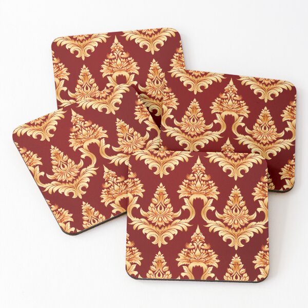 Item preview, Golden Thai Pattern  designed and sold by ModernElegance8.