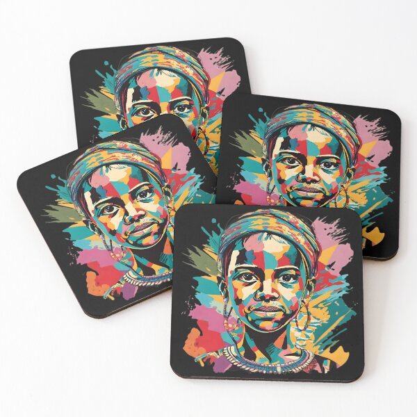 Item preview, Artwork Abstract Style, African Child designed and sold by JurenArt.