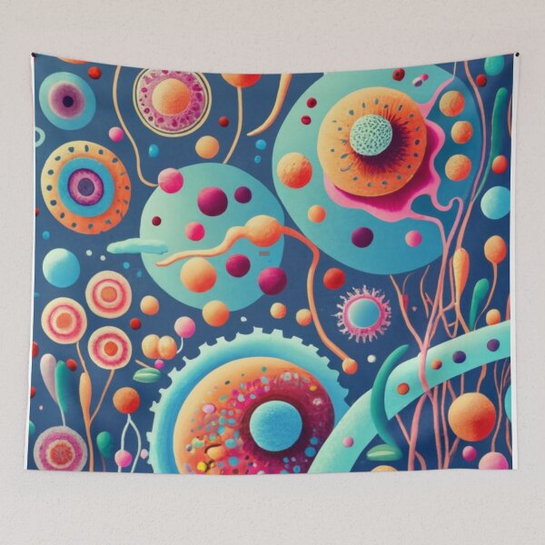 Item preview, abstract graphics micro world designed and sold by bugilugi.