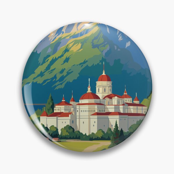 Item preview, Agion Oros, Mount Athos Travel poster. designed and sold by Travel-Graphix.