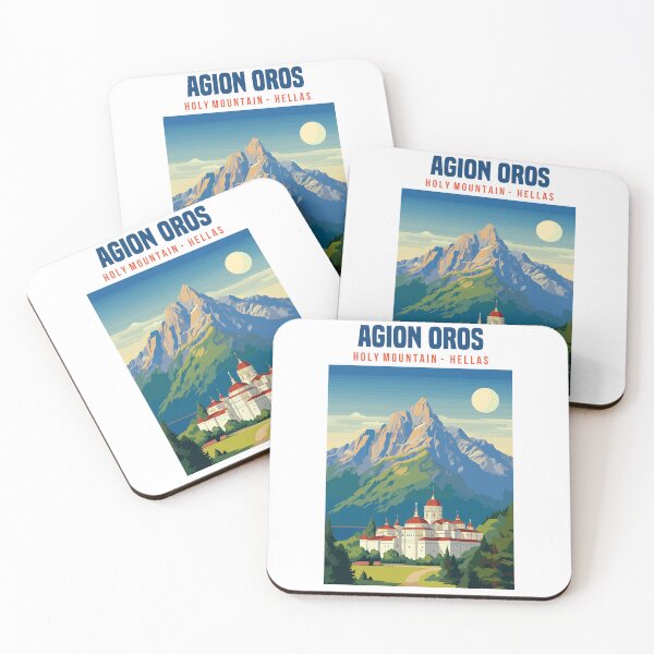 Item preview, Agion Oros, Mount Athos Travel poster. designed and sold by Travel-Graphix.