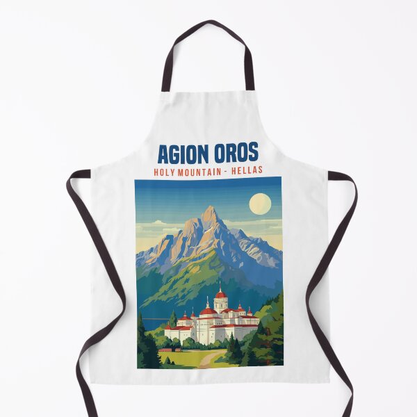 Item preview, Agion Oros, Mount Athos Travel poster. designed and sold by Travel-Graphix.