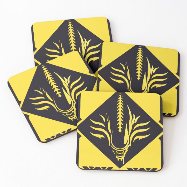 Item preview, Xenomorph Weyland Yutani hazard logo designed and sold by TheNervousMedic.