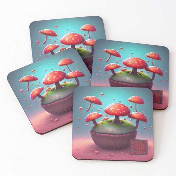 Item preview, Mushroom Meadow: Whimsical Oasis designed and sold by AwakenedAlchemy9.