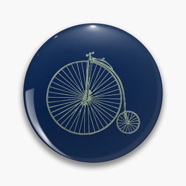 Item preview, Light Green Penny-farthing | Dark Blue Background designed and sold by Oliveirallan.