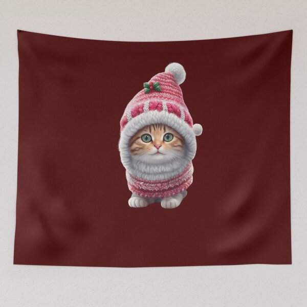 Item preview, Merry Christmas cat designed and sold by jkrphoto.