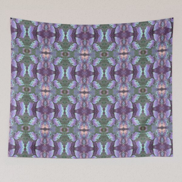 Item preview, Flutterby Leaves Photo Pattern Lilac designed and sold by vallisrowe.