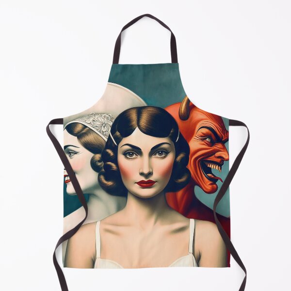 Item preview, Girl undecided between good and evil designed and sold by marccelusshop.