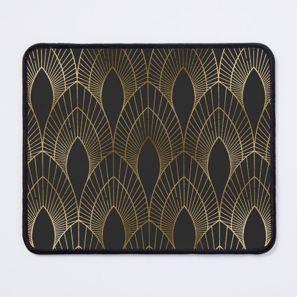 Item preview, Glitzy Golden-Hues And Black Art Deco Pattern designed and sold by DEC02.