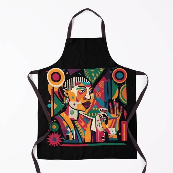 Item preview, Artwork Abstract Style - African Woman designed and sold by JurenArt.