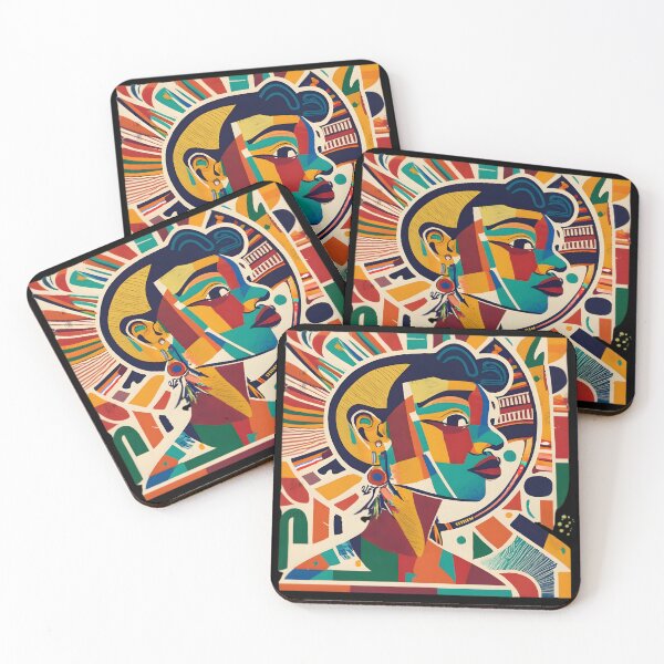 Item preview, Artwork Abstract Style - African Woman designed and sold by JurenArt.