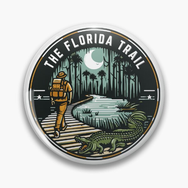 Item preview, The Florida Trail - Shirt, Mug, Sticker, Pin, Magnet, Hat, etc designed and sold by cloudhiker.