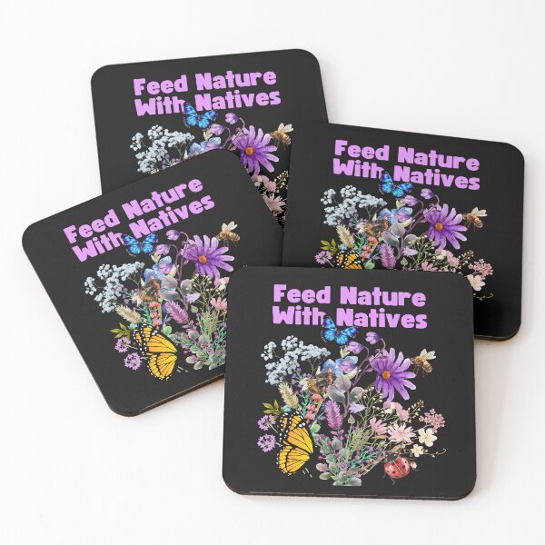 Item preview, Feed Nature With Natives Colorful Wildflower Design designed and sold by EarthArtDesigns.